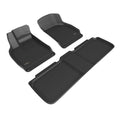 3D Maxpider 22-23 Volkswagen Id.4 Elitect Floor Mat- Black R1 R2