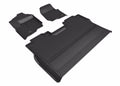 17C F250/F350/F450 SUPERCAB/CREW CAB BENCH KAGU FLOORLINER ROW 1 & 2 BLACK