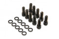 Fabricated Aluminum Valve Covers Black Finish Fits 1958-1976 Ford 332-428 FE Mr Gasket