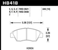 Hawk Performance auto part installed view