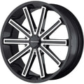 KMC Wheels black auto part