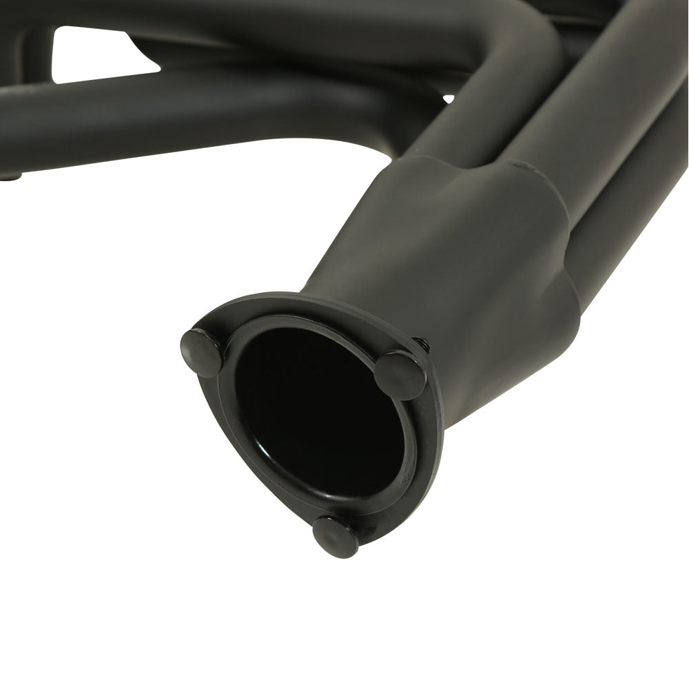 Long Tube Header Black Paint 1972-1974 Jeep Cj 5/6/7 290-401 Tube Size 1.625 Inch Collector Size 3 Inch Automatic Shift Column And Standard Shift Floor FlowTech