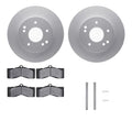 DFC 68-69 Chevrolet Camaro Front Geospec Rotors with 5000 Advanced Brake Pads w/Hardware