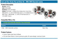 Centric OE Grade Front & Rear Brake Kit (4 Wheel)