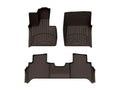 WeatherTech Cocoa Front and Rear Floorliners Fits 2025 Mercedes-Benz 471509-1-3