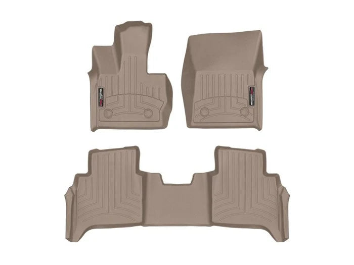 WeatherTech Tan Front and Rear Floorliners Fits -21-23 Mercedes-Benz 451509-1-2