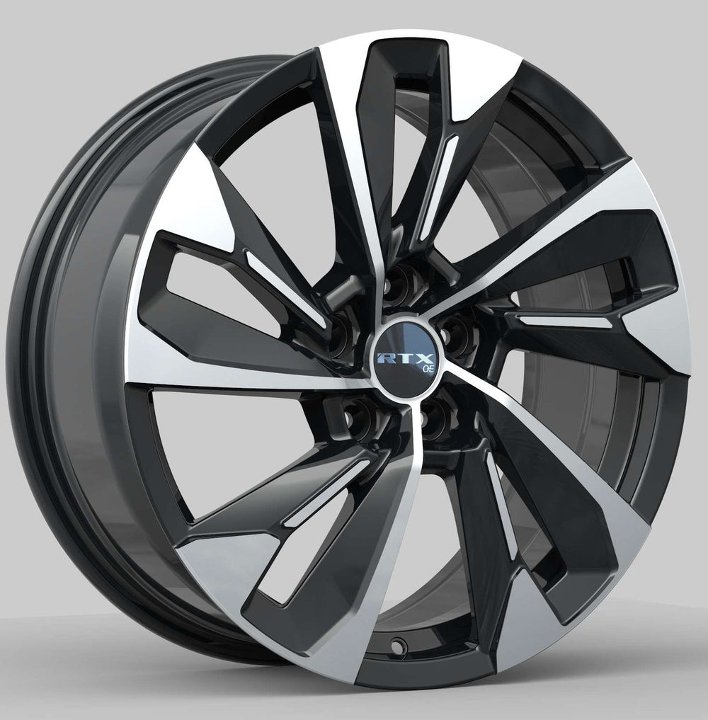 MZ03 18X7.5 5X114.3 ET40 CB67.1 GLOSS BLACK MACHINED