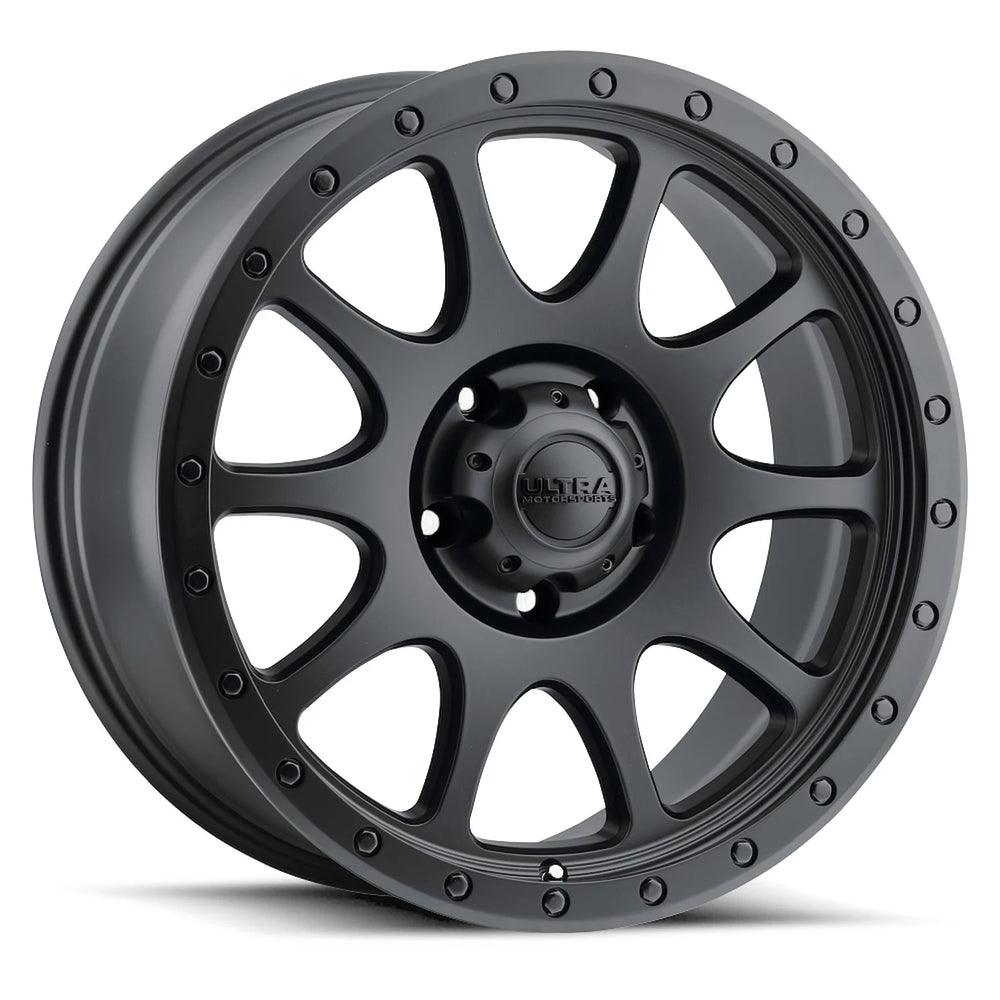 17X9 5-139.7 +18MM SATIN BLACK WITH