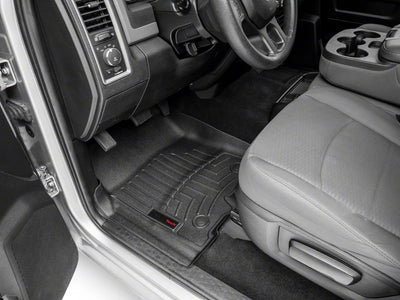 WeatherTech Black Front and Rear Floorliners for Vinyl Floors Fits -20-18 Ram 2500 3500 449771V-442163