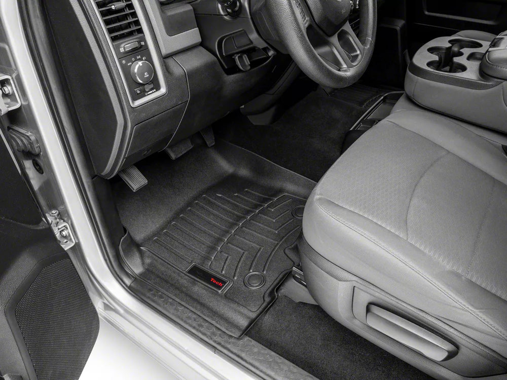 WeatherTech Black Front and Rear Floorliners for Vinyl Floors Fits -20-18 Ram 2500 3500 449771V-442163