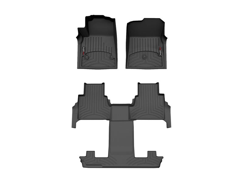 WeatherTech Black Front and Rear Floorliners Fits -25-26 Escalade IQ 441925-1-2