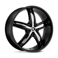 Wheel Pros Helo HE844 20X8 4X100/4.5 G-BLK/CHR 48MM HE84428098348