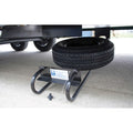HIDEASPARE TIRE CARRIER RECESSED MOUNT 70 FRAME IBEAM UNDERSLUNG TRAILERS WITH UNDERBELLY