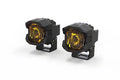 Morimoto 1Banger HXB LED Pod (SAE Wide / Yellow)(Pair)
