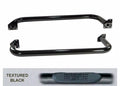 Tube Side Step Kit, Round, 3 Inch, Black; 97-06 Jeep Wrangler TJ