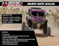 1417 CFMOTO ZFORCE 800 HEAVY DUTY FRONT RIGHT AXLE