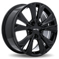 HD01 18X7.5 5X114.3 ET45 CB64.1 GLOSS BLACK