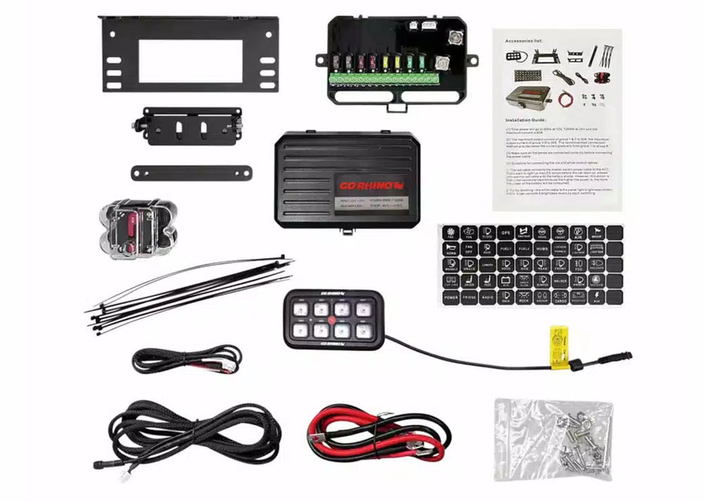 Go Rhino Universal RGB 8 Channel Switch Controller Xplor Lighting 758CHSCRGB