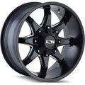 ~(30 lbs. 19X19X10)~ 181 (181) SATIN BLACK/MILLED SPOKES 17X9 5-114.3/5-127 18MM 87MM