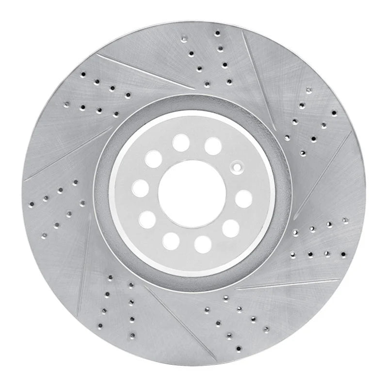 R1 04-06 Audi Tt Quattro Right Front Drilled & Slotted Geoperformance Rotor