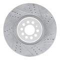 R1 04-06 Audi Tt Quattro Right Front Drilled & Slotted Geoperformance Rotor
