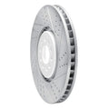 R1 04-06 Audi Tt Quattro Right Front Drilled & Slotted Geoperformance Rotor