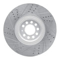 R1 04-06 Audi Tt Quattro Right Front Drilled & Slotted Geoperformance Rotor