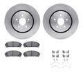 DFC 08-21 Lexus NX300 Front Rotors with 5000 Advanced Brake Pads w/Hardware