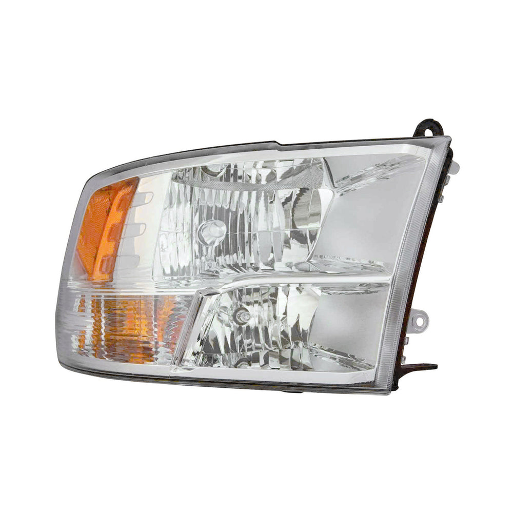 CAPA RH HEADLIGHT ASSY; HALOGEN; STD CHROME RM RAM 1500 P/UP/CLASSIC 1322/R2500/3500 1318