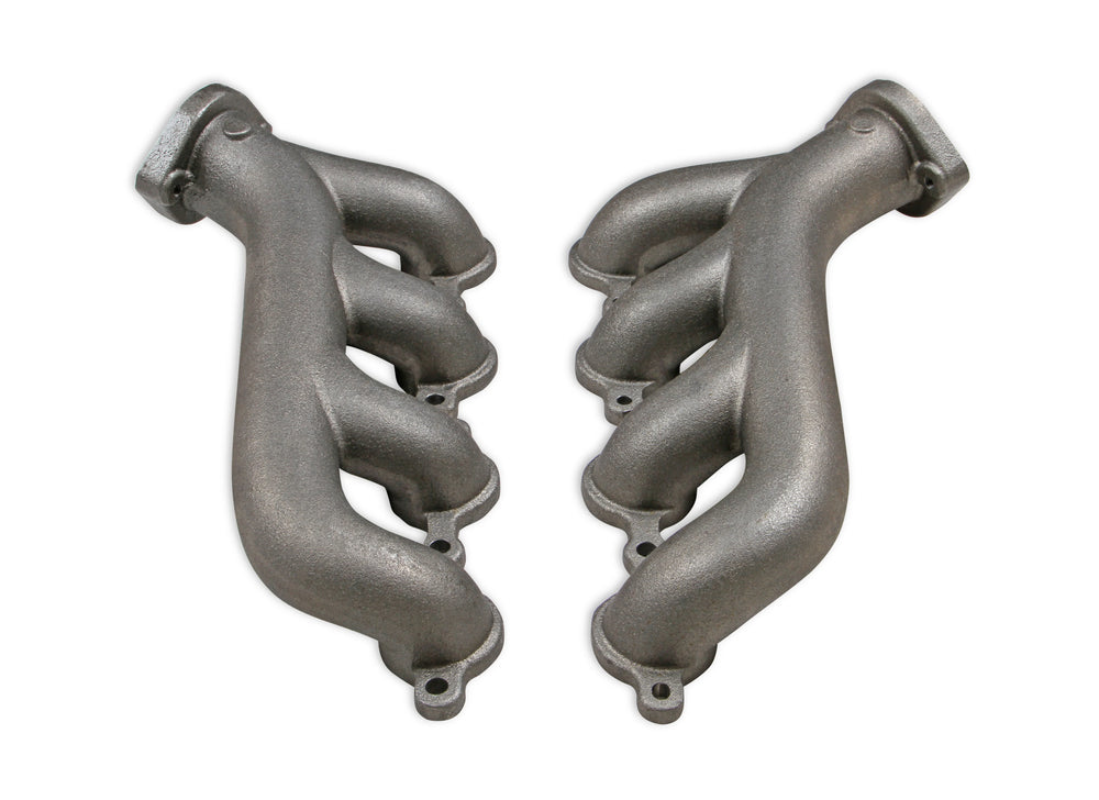 Ls Swap Exhaust Manifolds Natural Cast Finish Multi-Fit 2.25 Inch Outlet FlowTech