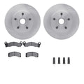 R1 Concepts Brake Rotor- Blank with Optimum Oe Pads Hdw Fits Ford Mustang