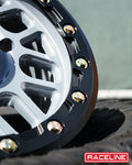 Aluminum Wheels 14x7 Podium Beadlock UTV A93SG Stealth Grey 10 Offset 4 on 137 Bolt Pattern Raceline