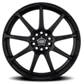 Enkei EDR9 17x7 4x100/108 38mm Offset 72.6 Bore Diameter Black Wheel