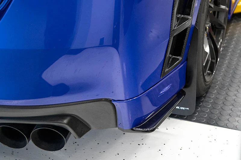 ***Discontinued***OLM Paint Matched Gloss Black Rear Bumper Lip (Pure Red) - 2015 WRX STI