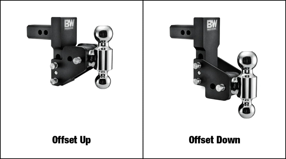 Tow and Stow 2 INCH 1 7 8in x 2in Dual Ball 3in Drop 3 1 2in Rise