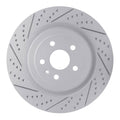 DFC 09-24 Cadillac Cts Rear Left Drilled & Slotted Geoperformance Rotor