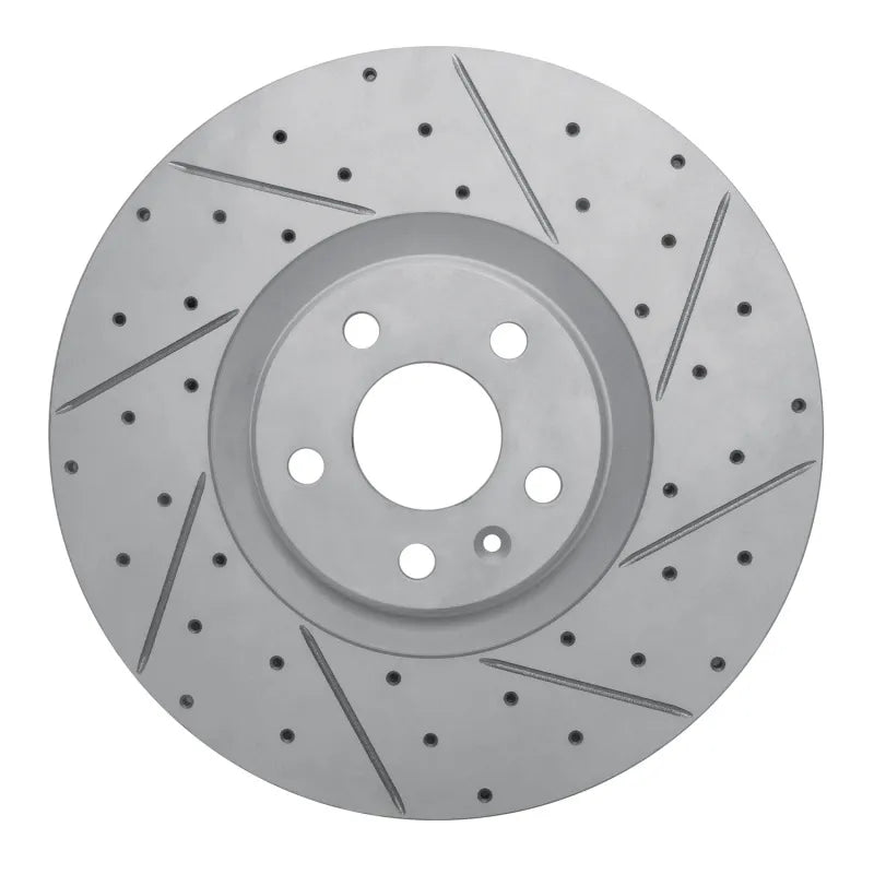 R1 16-26 Polestar Polestar 2 Front Right Drilled & Slotted Geoperformance Rotor