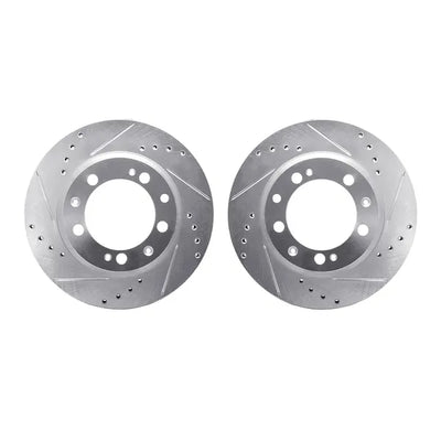 R1 Concepts Brake Rotor- D/S - Silver Fits Porsche 928