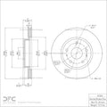 DFC 73-98 International S1624 Rear/Front GeoSPEC Coated Rotor