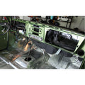 FIREWALL CUSTOM INSULATION KIT POLYMER BLACK BACKING SILVER