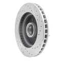 R1 Concepts Brake Rotor Drilled and Slotted Silver Fits Dodge B150