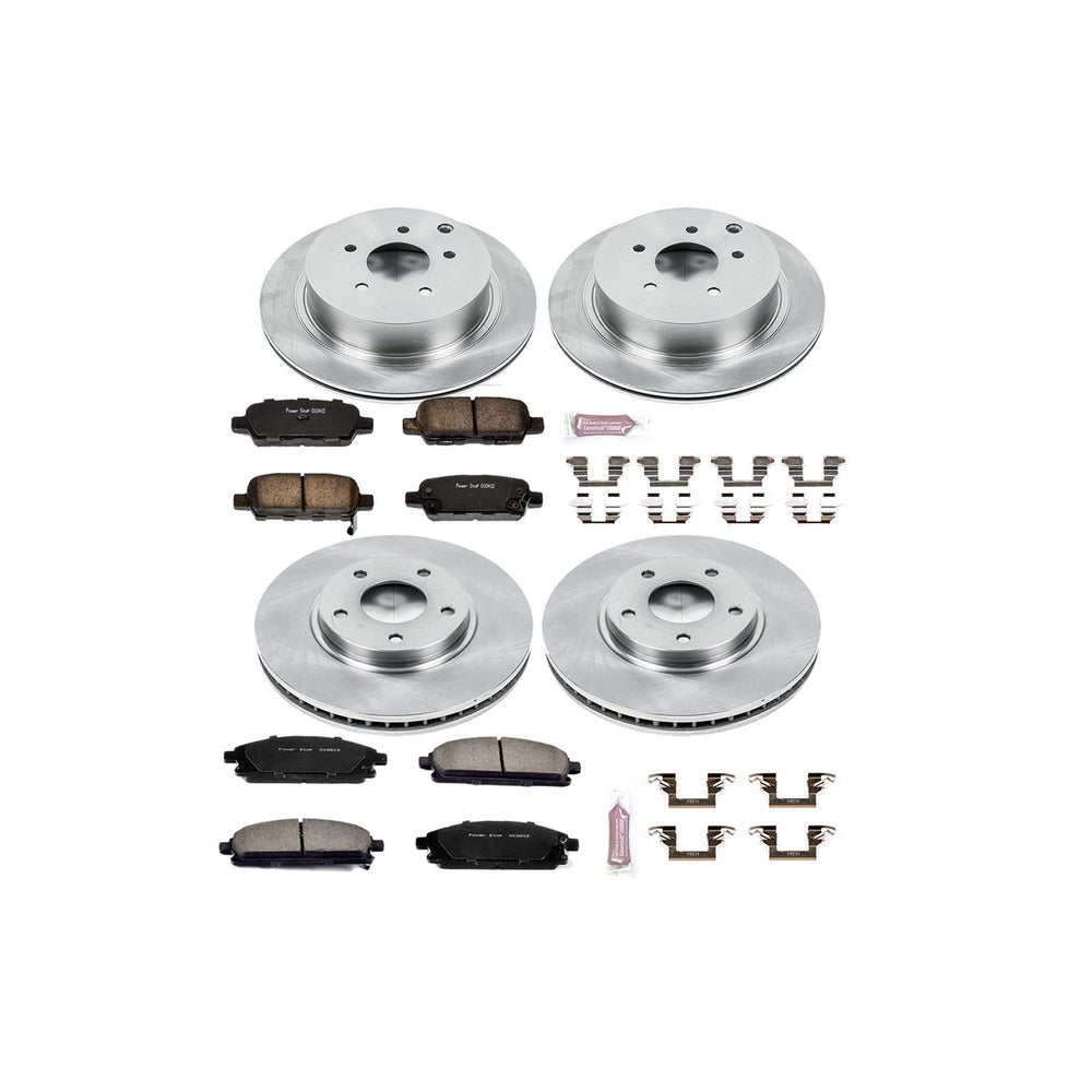 Power Stop 04-09 Nissan Quest Front & Rear Autospecialty Brake Kit