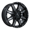 RAVINE 18X9 8X170 ET15 CB125 GLOSS BLACK MILLED