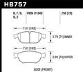 ~(7 lbs. 9X4X3)~ Street Brake Pads Street Race