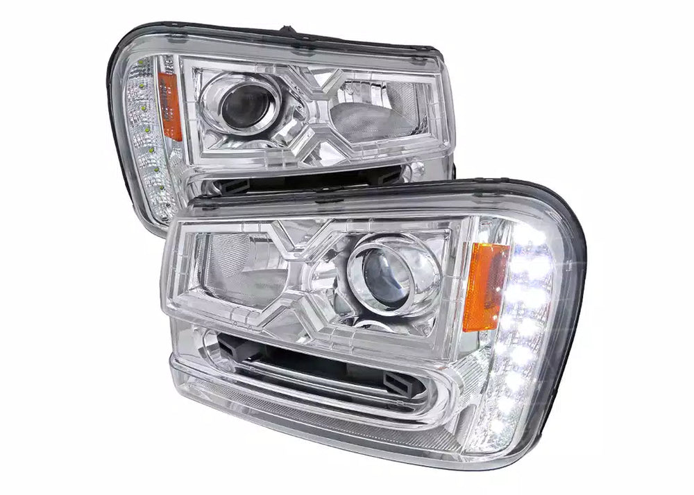 PROJECTOR HEADLIGHT CHROME HOUSING