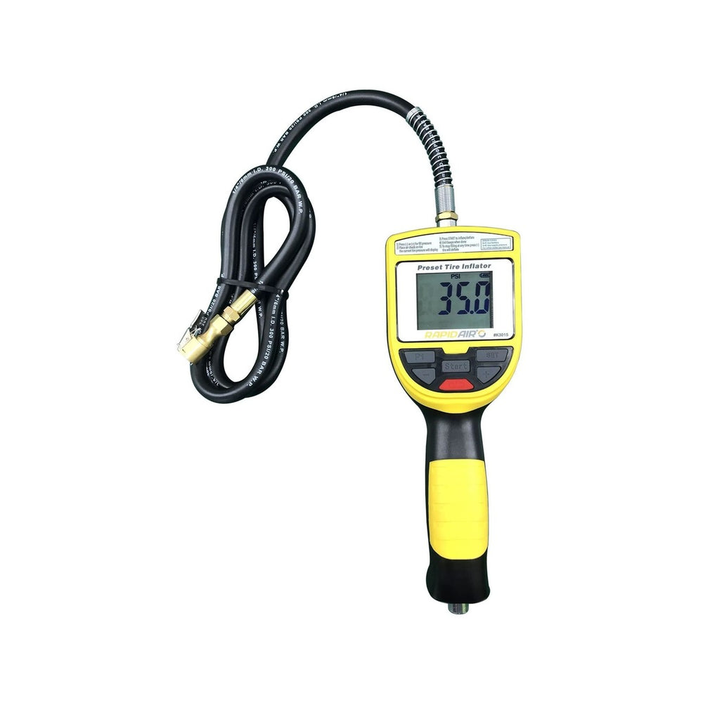 AUTOMATIC SHUTOFF TIRE INFLATOR GAUGE
