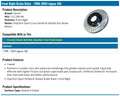 StopTech 98-03 Jaguar XJ8/Vanden Plas / 98-01 XJs / 97-99 XK8 Slotted & Drilled Right Front Rotor