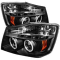 1719 ESCAPE W/LED DRL BLACK BEZEL HEADLIGHT OE BLACK LEFT