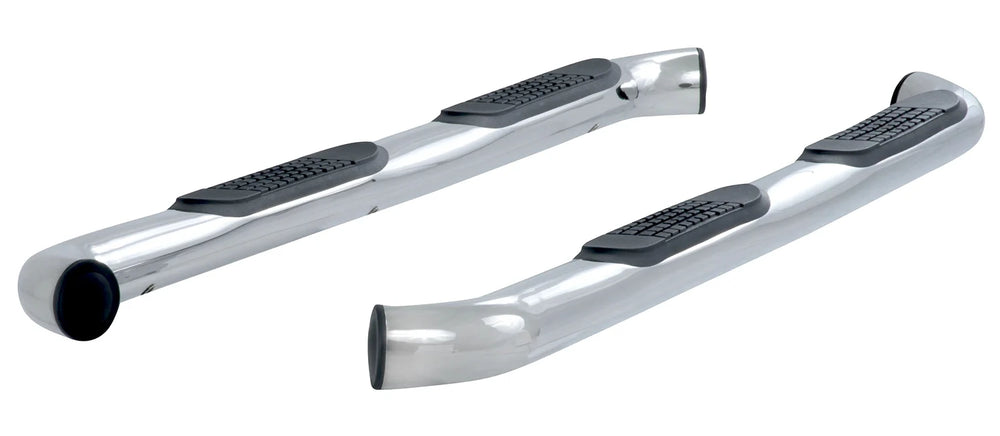 21C BRONCO 4DR 3IN ROUND STEEL SIDE BARS BLACK