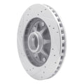 DFC 97-02 Ford F-150 RWD Front Right Drilled & Slotted Silver Brake Rotor